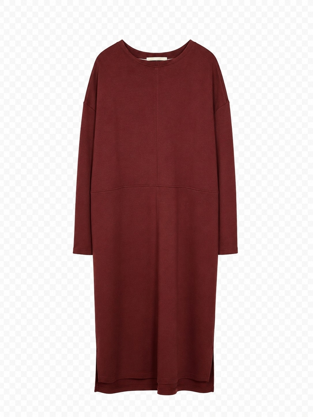 Nordstrom XL Burgundy Raisen Long Sleeve Sweatshirt Dress | Pockets | Soft